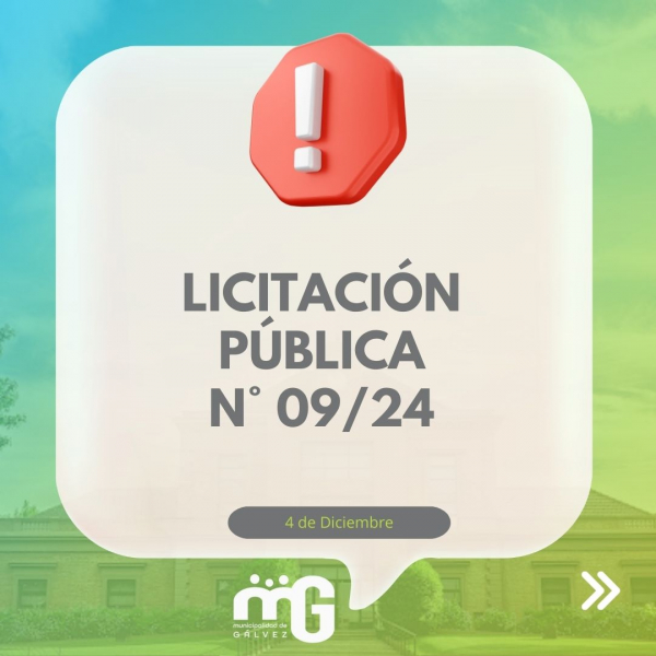 Licitación Pública 09/24