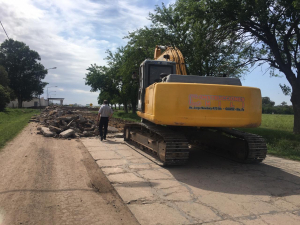 Comenzó la Obra en Calle Matorras