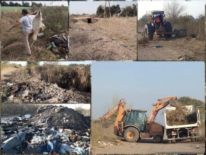 Limpieza, Mantenimiento y Desmalezado en las Banquinas del Canal Los Llanos