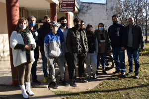 Municipio – Cegnet y Escuela N°670 ejecutan tendido de fibra óptica en escuelas de Gálvez