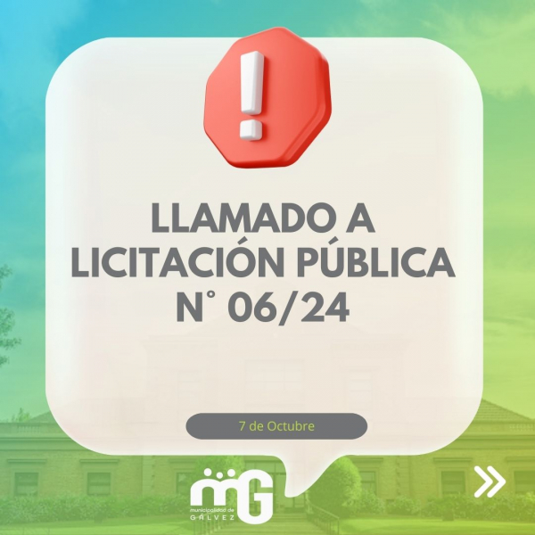 LICITACION PÚBLICA 06/24