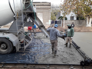 Pavimento: Avanza la Obra en Barrio Oeste