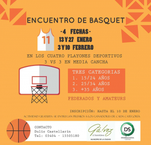 Encuentro de Basquet