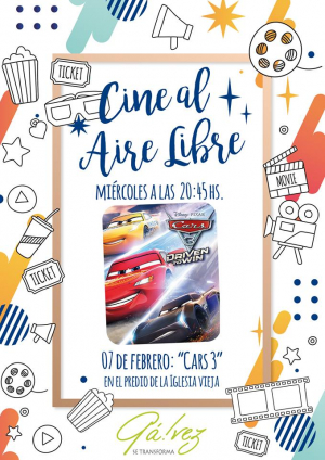 Cars 3: Nueva Función de Cine al Aire Libre